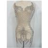 Hot Sell New Handmade Sew On Rhinestone Bodice Patches Appliques for Wedding Party