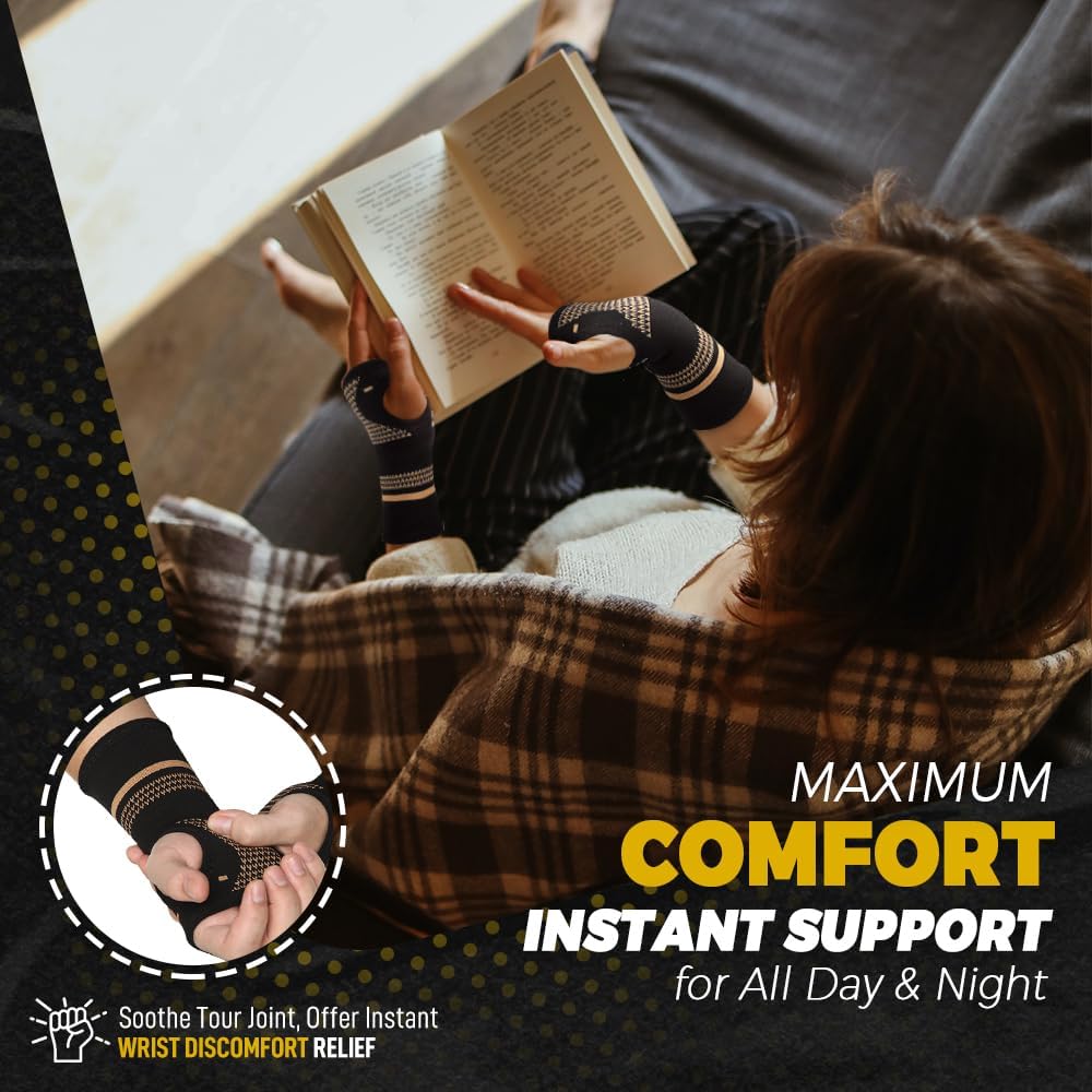 1Pc Professional Lifting Wrist Straps Sports Compression Wrist Guard Arthritis Brace Support Sleeve