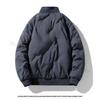 Men's Parka Jacket Winter Warm Baseball Collar Outdoor Ski Bread Jacket Casual Windproof Thickened Travel Cotton-Padded Jacket