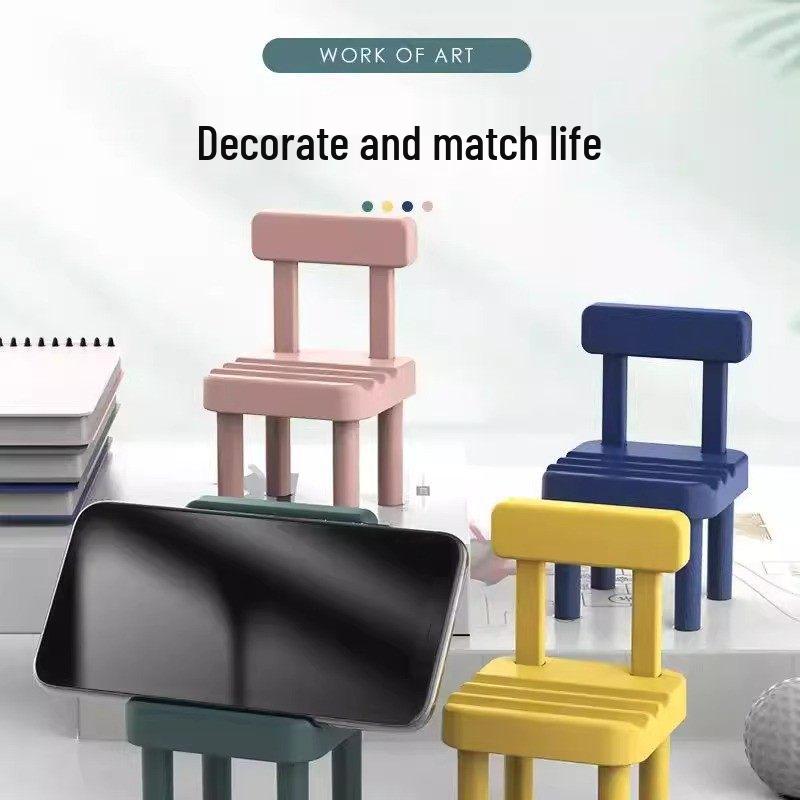 Compact Creative Folding Stool & Phone Holder