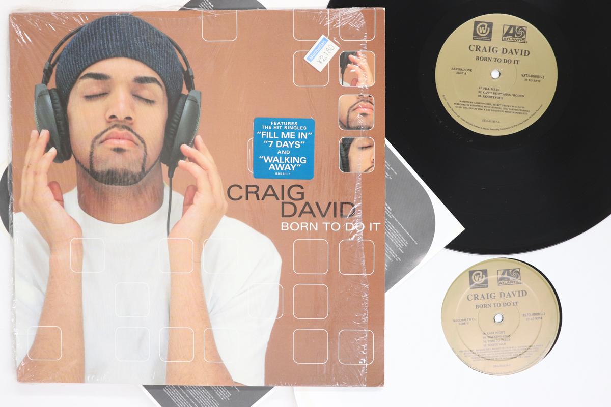 LP Record CRAIG DAVID  Born To Do It 8573880811 WILDSTAR 2001 US Rap  HipHopRB Used