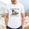 Fun Melting Snowman English Printed Men's T-Shirt Cross-Border Christmas Funny Crew Neck Short Sleeve Comfortable Casual T-Shirt