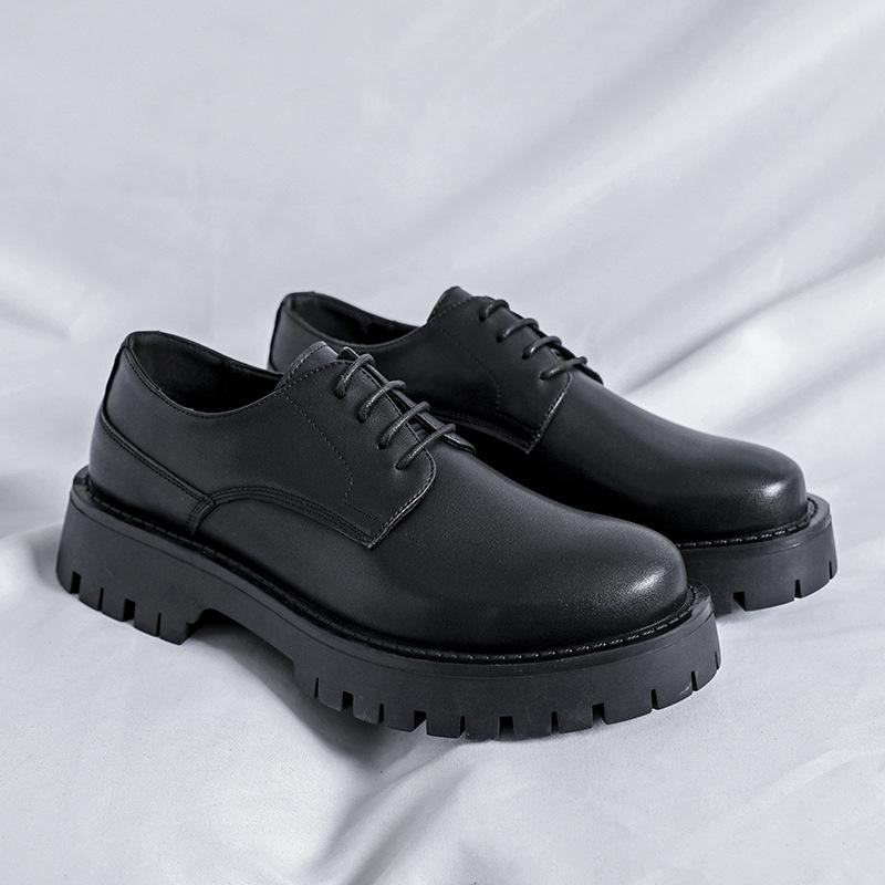 Summer British Leather Shoes Casual Business Dress Small Leather Shoes Men'S Thin Trendy Youth Suit 8057-R