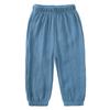 Children's Baby Girls Boys Summer Linen Trousers Bloomers Cotton Long Trousers Casual Harem Pants