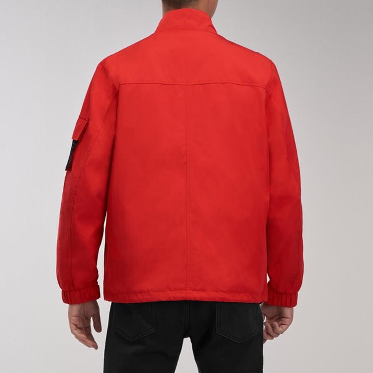 Levis Stand Collar Multi-Pocket Casual Jacket Men Jacket Red 28408-0004