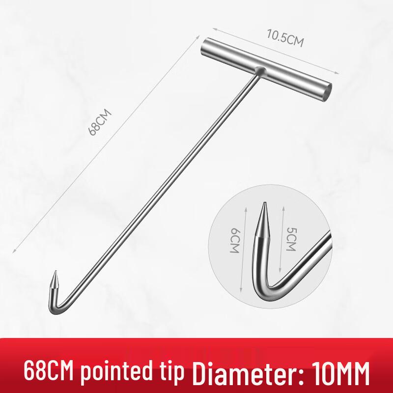 Black Scorpion Stainless Steel Manhole & Rolling Door Hook