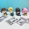 Anime SpyxFamily Figures Cute Anya Forger Statue Kawaii Loid Yor Forger Sleeping Action Figurine Decoration Desk Accessories