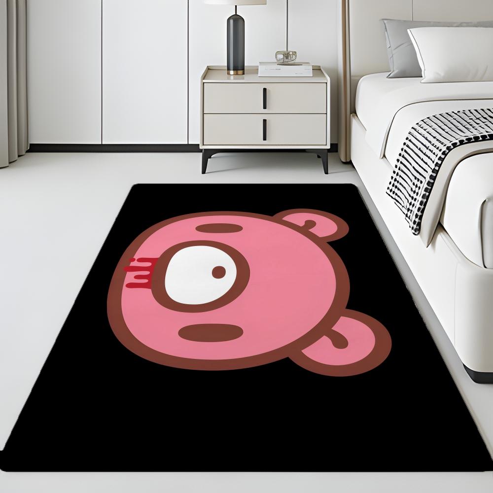 Cartoon Character - G-Gloomy Floor Mat Soft Flannel Entrance Door Mat Non Slip Absorbent Bathroom Bedroom Floor Rug