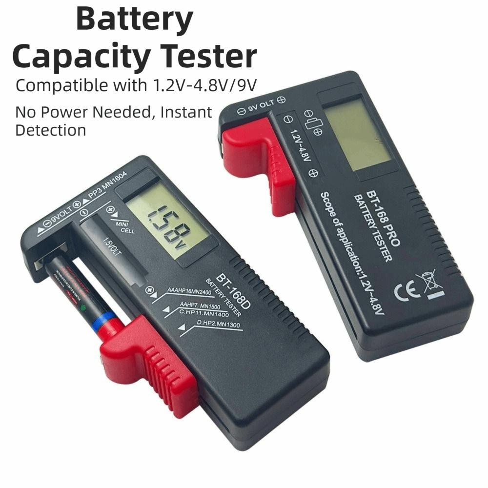 BT-168PRO Battery Tester LCD Display Battery Voltage Tester  Household Batteries