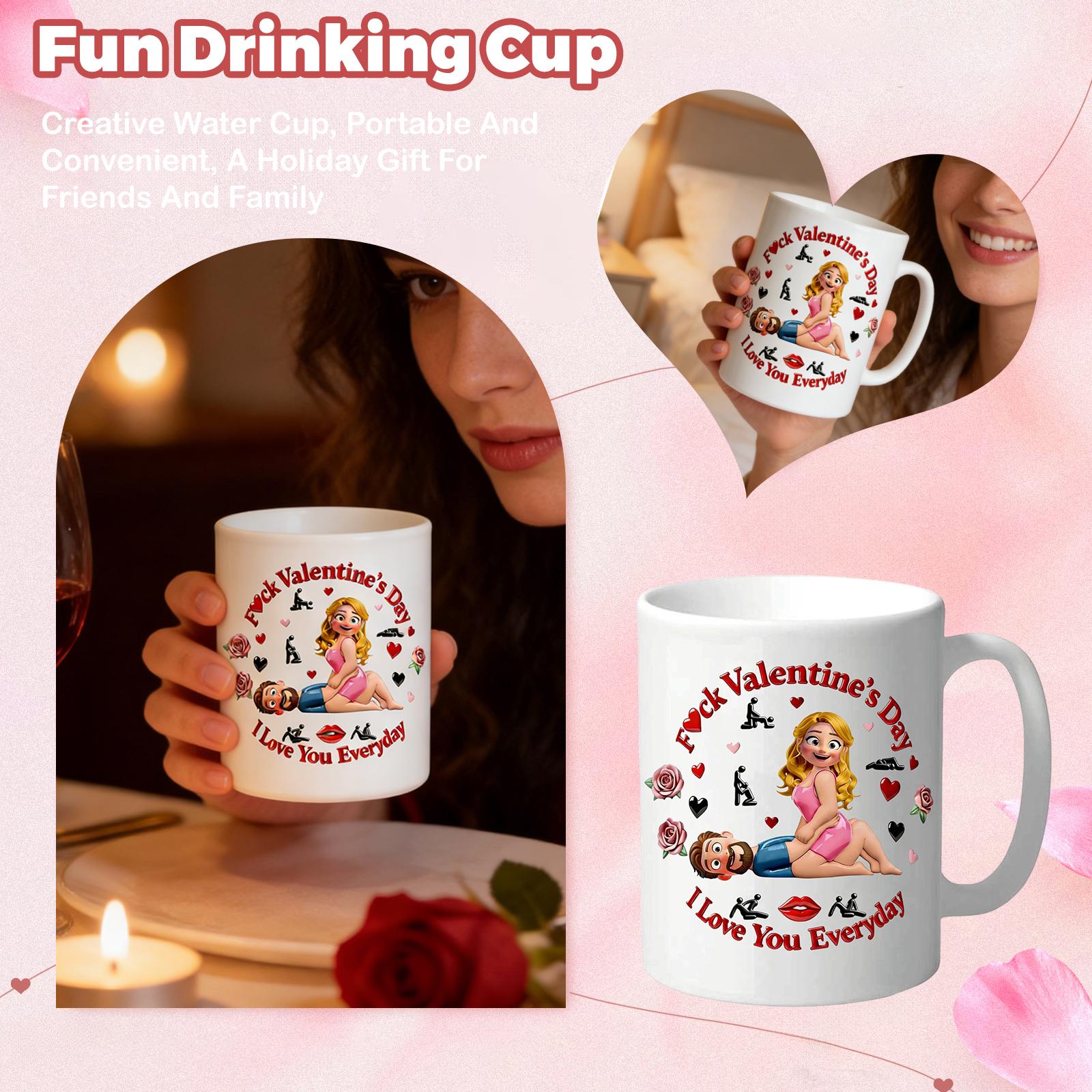 

Креативный стакан для воды, портативный и удобный, праздничный подарок для друзей и семьи One Size