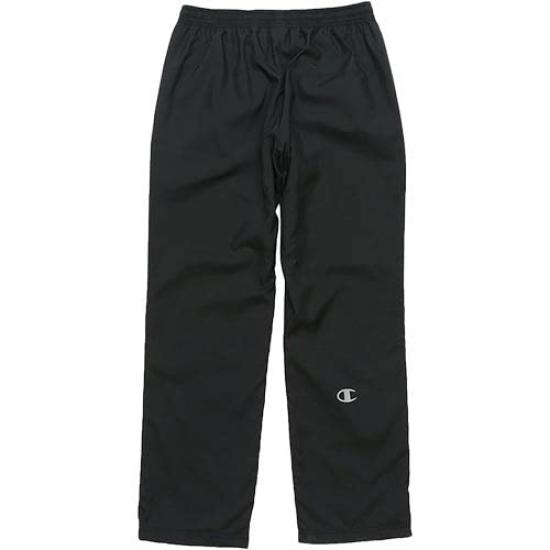 Champion Windbreaker with a Size XL Men's C3-USD15 Pants, Warm, Water-Repellent, Windproof, One-Point Logo, Black,