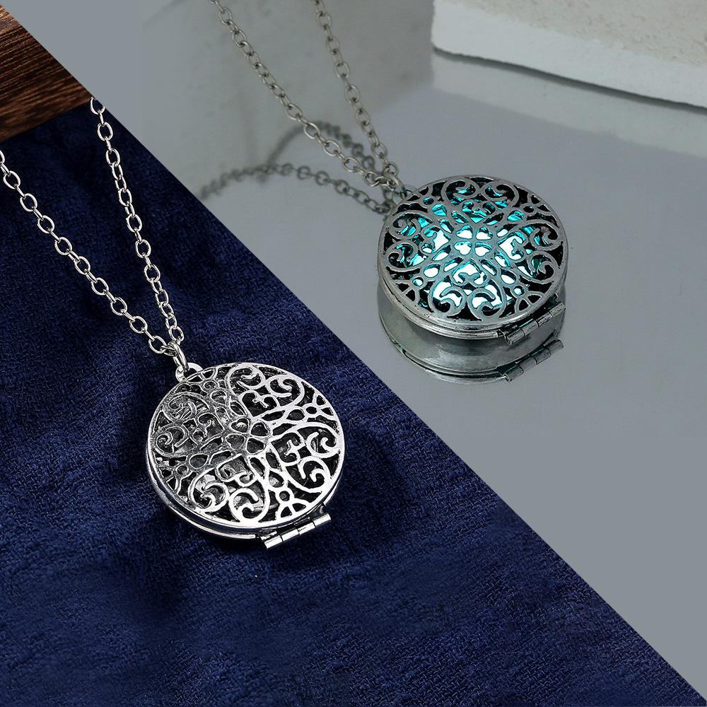 

Ретро светящееся ожерелье-подвеска: Универсальная трансграничная цепочка для свитера