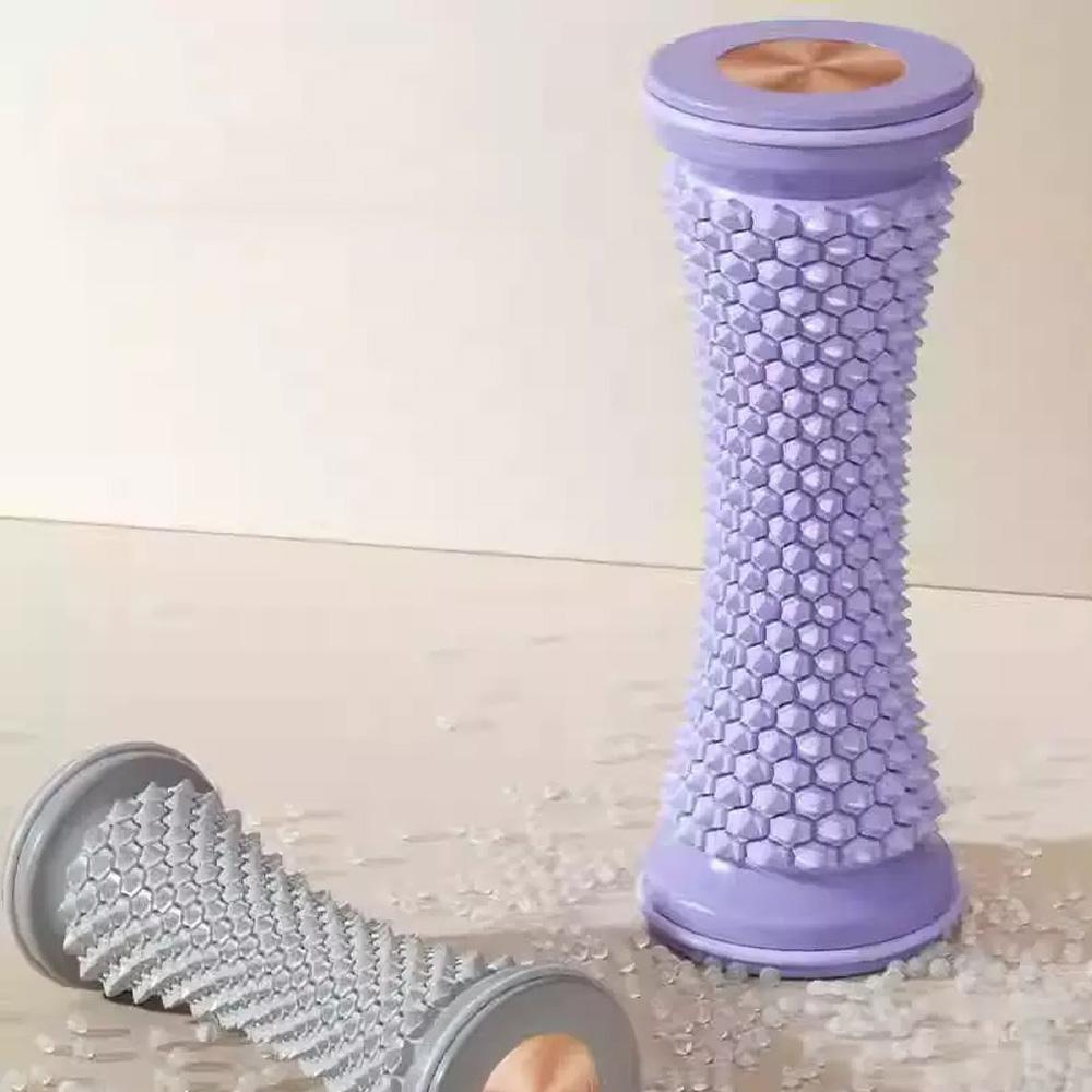 Foot Massage Roller Ergonomic Yoga Plantar Foot Roller Multifunctional Reflexology Foot Massager for Deep Tissue Muscle Massage