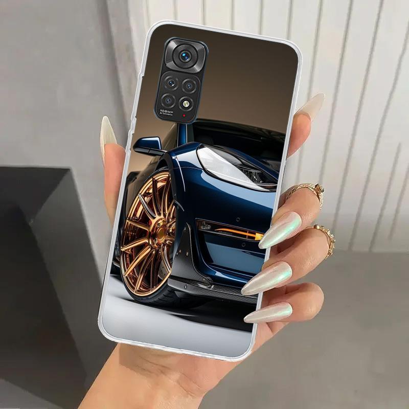 Electric Car M-Model S 3 Phone Case for Xiaomi Redmi Note 15 14 14S 13 12S 12 Pro 11S 11 Plus 11T 11E 10S Soft Funda Print Shell