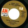 7inch Record KEITH HAMPSHIRE  First Cut Is The Deepest  You Can AM1432S AM 1973 US SoulFunk Used