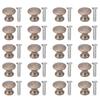 20 Set Mini Mushroom Head Handle Nipple Nail Small Drawer Cabinet Jewelry Boxes Knobs Pulls