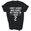 Twins Announcement Mom To Be Shirt Gift Unisex T-Shirt
