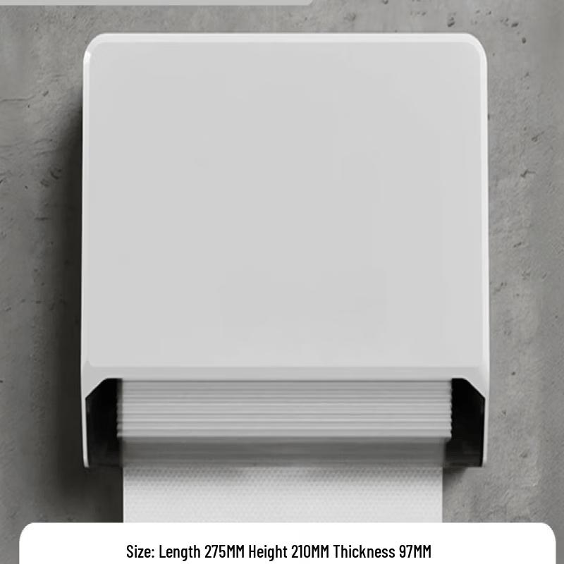 MDNG Wall-Mounted Bathroom Tissue Holder with Storage