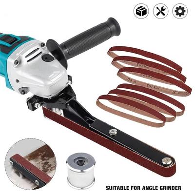 Multi Function Belt Sander Attachment Replace The Angle Grinder Low Noise Pipe Tube Bracket High Stability