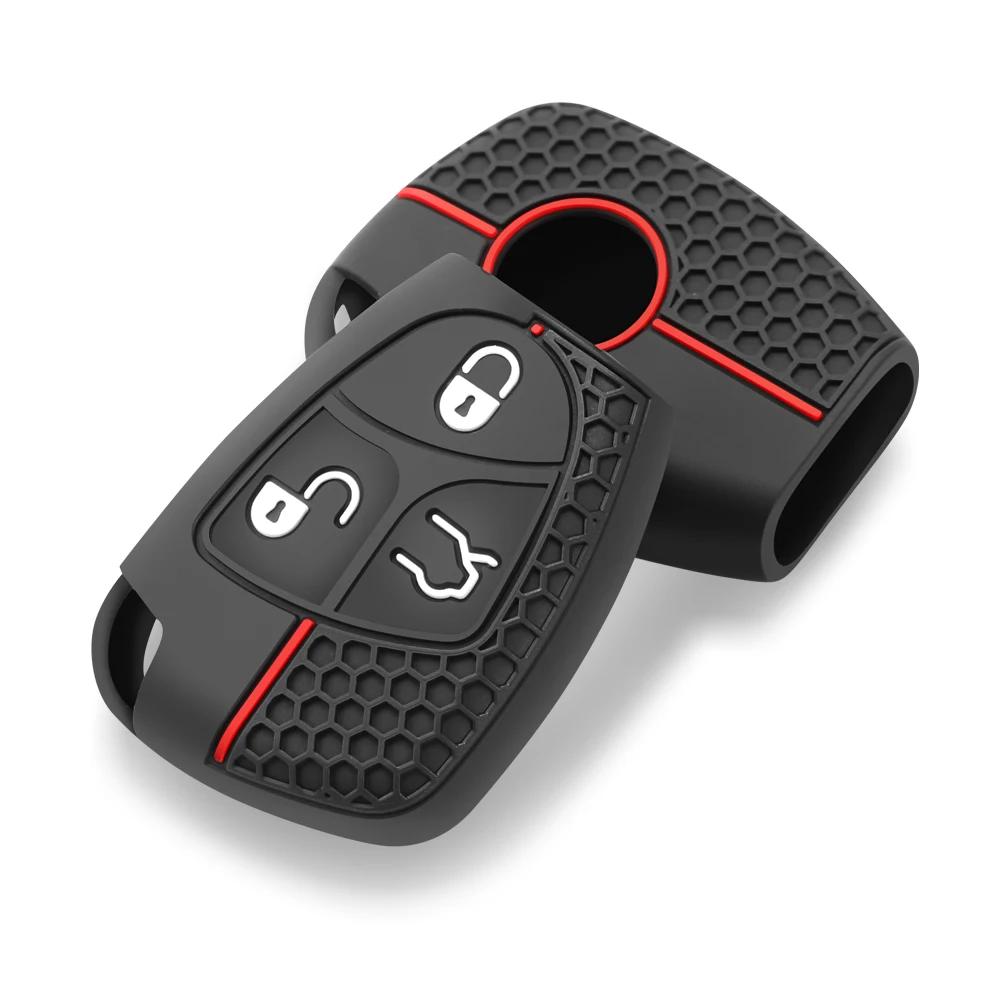 ECGP7 2/3 Button Silicone Remote Key Cover Protector Shell Case For Mercedes-Benz CL55 CL600 CL65 C230 C240 C280 C320