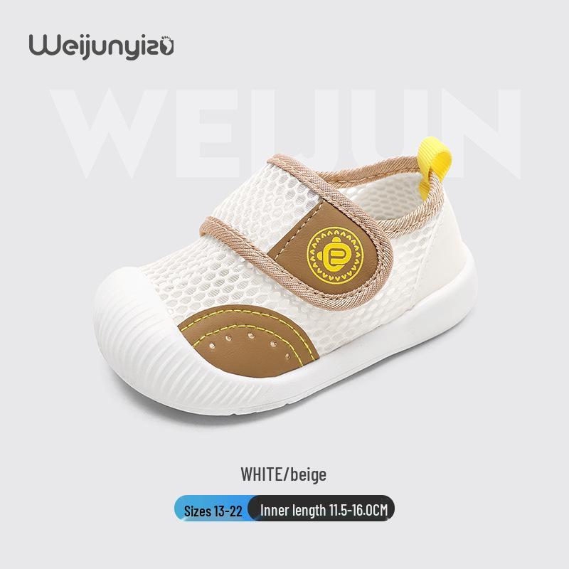 Breathable Summer Mesh Sandals for Toddler Boys, Soft Sole, Ages 1-3