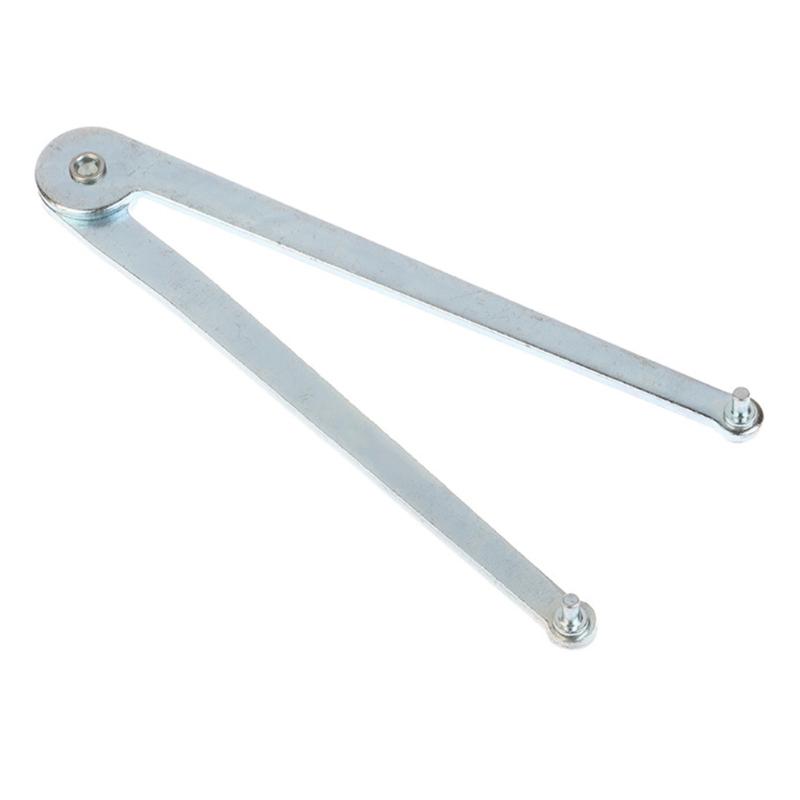 Регулируемый гаечный ключ для стопорной гайки для установки угловой шлифовальной машины и замены диска. Прочный стальной инструмент 1