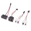 1Pcs Double Layer White/Black USB Female Base Type-c Socket USB Lamp Charging Socket Power Socket 2P With Cable Connector