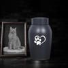 Dog Cat Ashes Stainless Steel Pet Urn Funeral Cremation Burial Memorial Keepsake Box Kitty