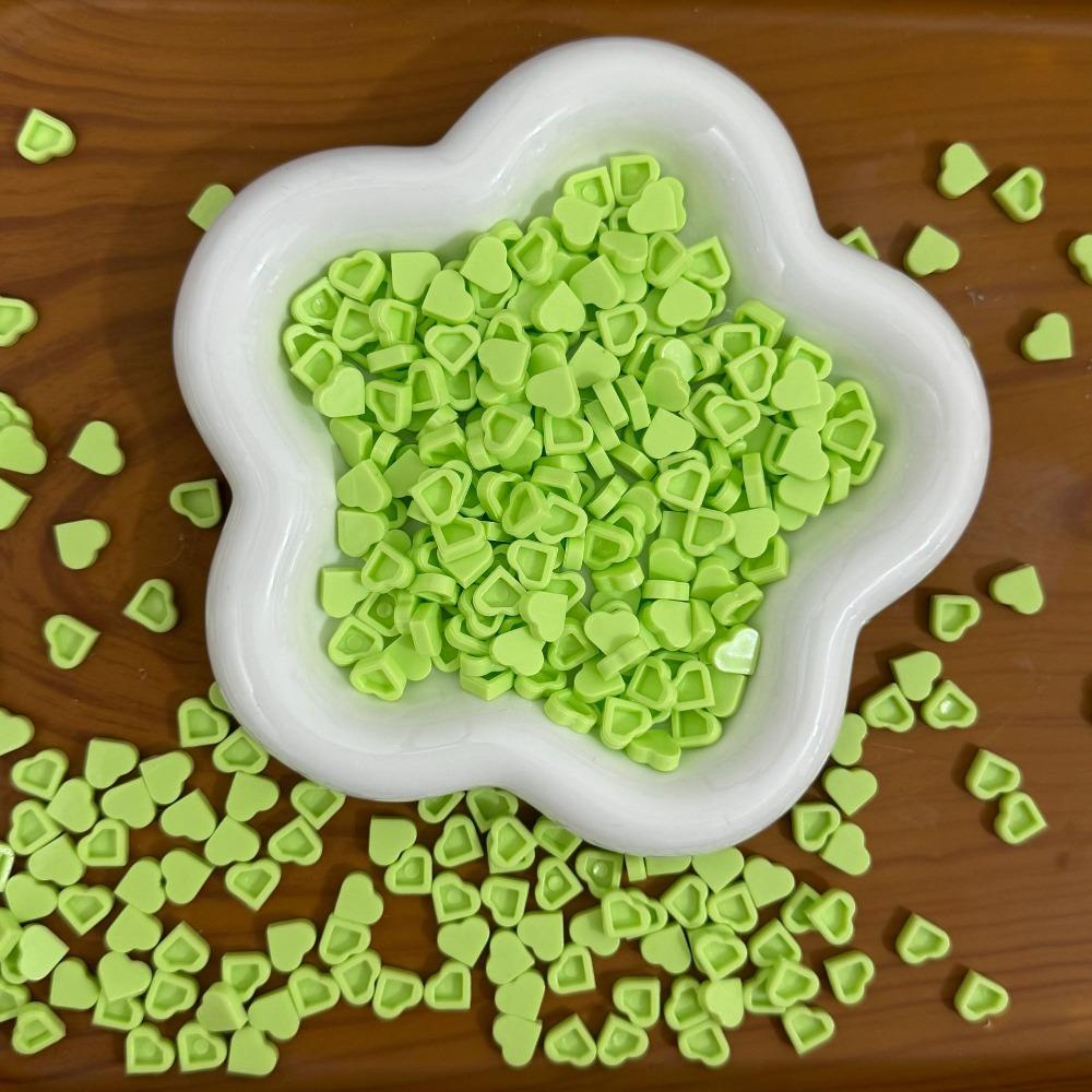 100g Crunchy Heart Brick Particles Slime Fillers Stuffing Building Blocks Kids Adult