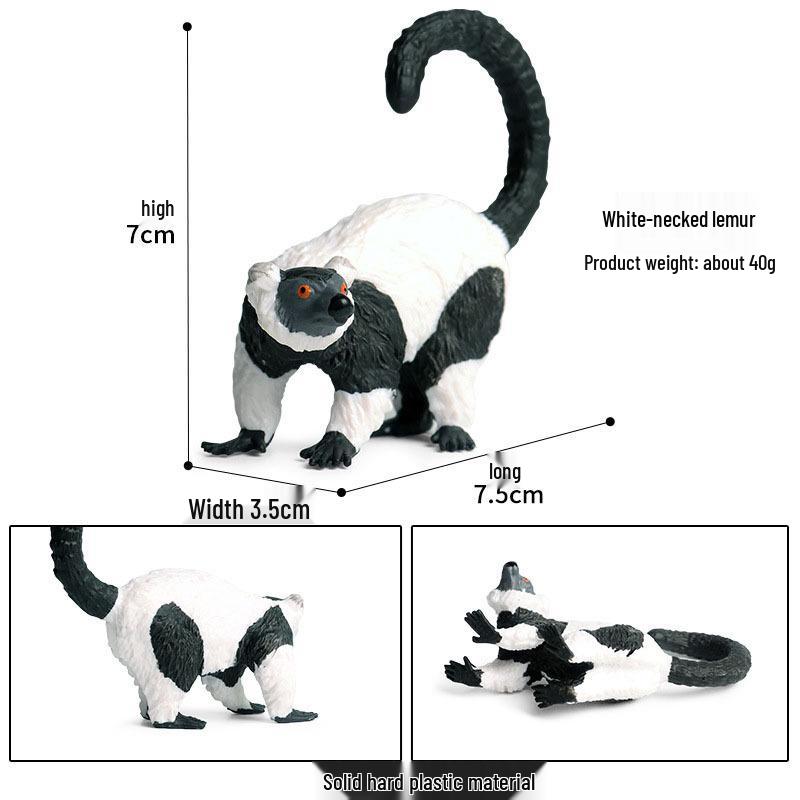 Children's Cognitive Simulation Primate Model: Gorilla & Golden Snub-nosed Monkey Wildlife Toy