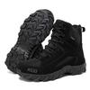 Men's Plus Size Fleece-Lined Combat High-Top Boots - Outdoor Casual Winter Hiking Shoes, 2025 Model