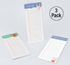 Inkdotpot Pack of 3 Magnetic Fridge To-Do List Notepads- Magnetic Memo Pads For Refrigerator-  (50 Sheets