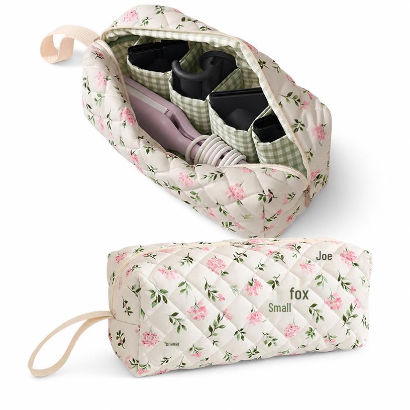 Runhui Floral Roller Blow Dryer & Curling Iron Storage Bag