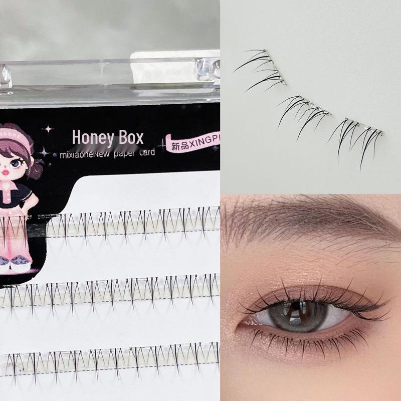 

Нижние ресницы на широкой ленте без клея - Фотогеничные, с дизайном «Естественное пламя» и прозрачной лентой