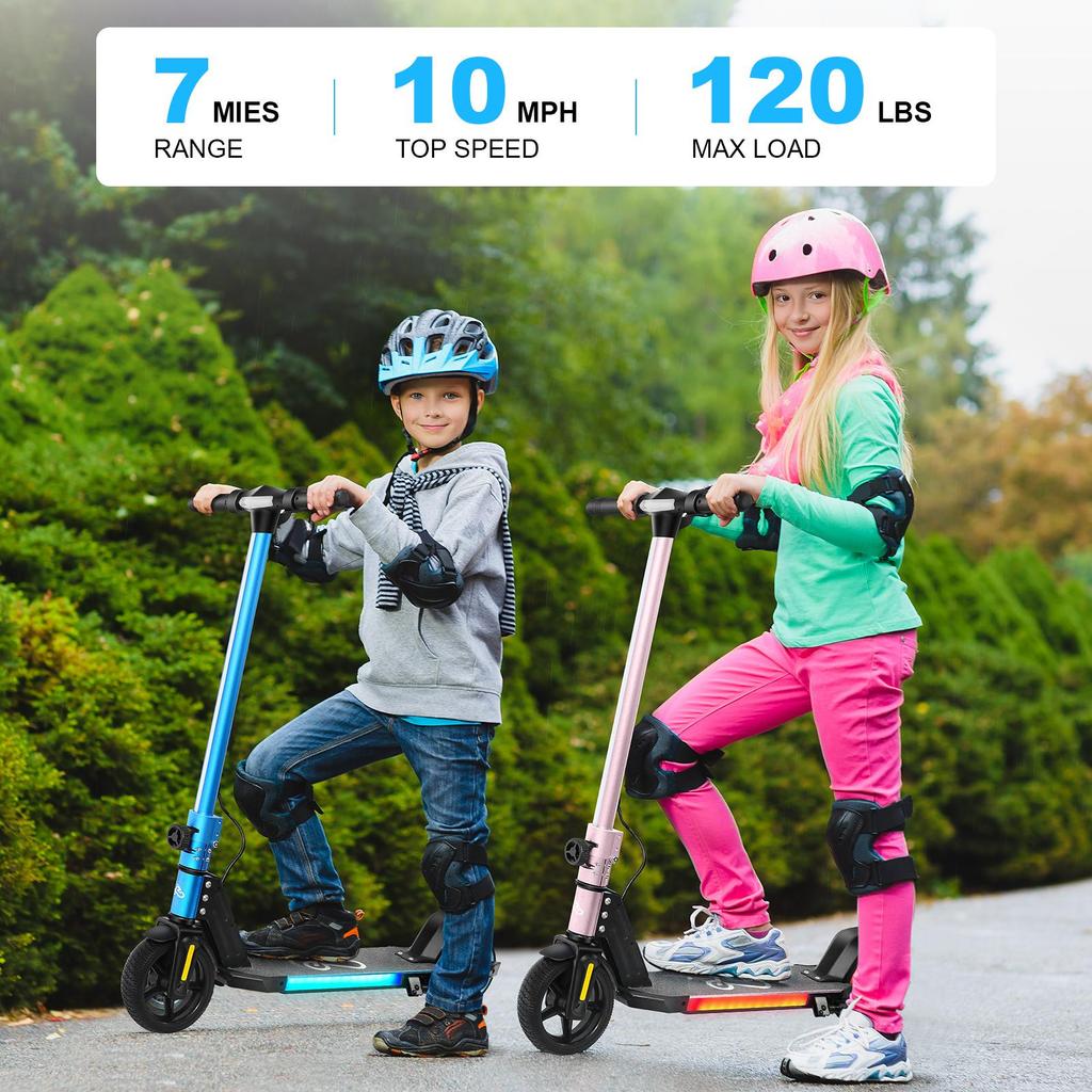 Elektrische Step Kind EMOKO A43 130W Motor Geschikt Voor Kinderen van 6-10 Jaar Topsnelheid 16Km/h Max Bereik 10Km Belasting 68Kg