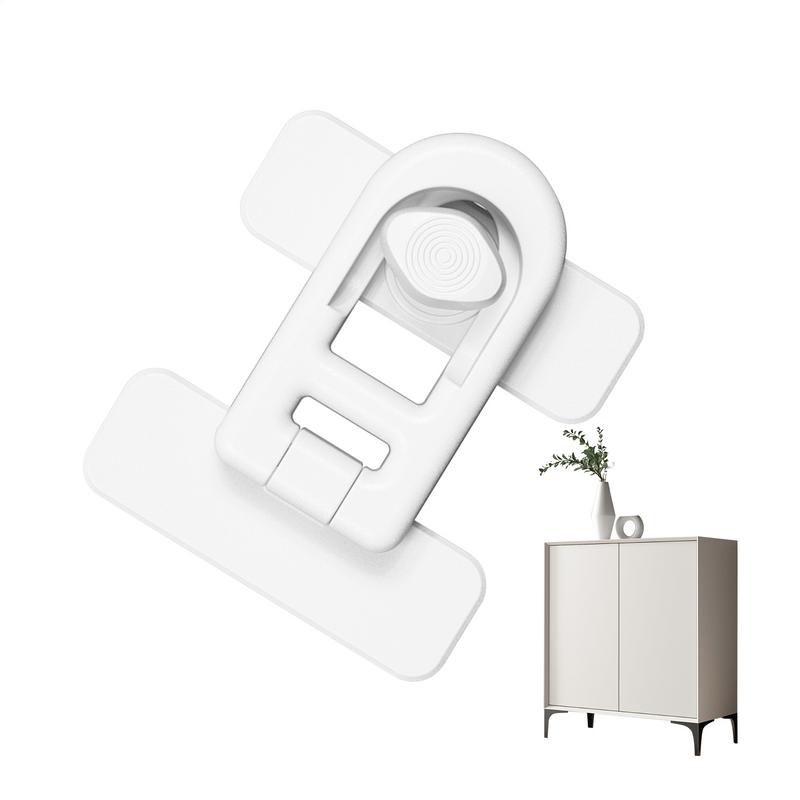 2Pcs/set Anti Open Fridge Lock Baby Proofing Refrigerator Door Latch Child Safety Lock Multifunctional Cabinet Buckle