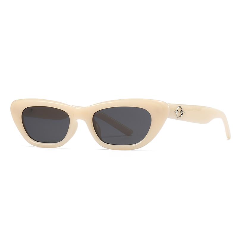 

Spring Cat-Eye Sunglasses Modern Charm Narrow Frame Butterfly-Shaped Glasses Sunglasses 9160