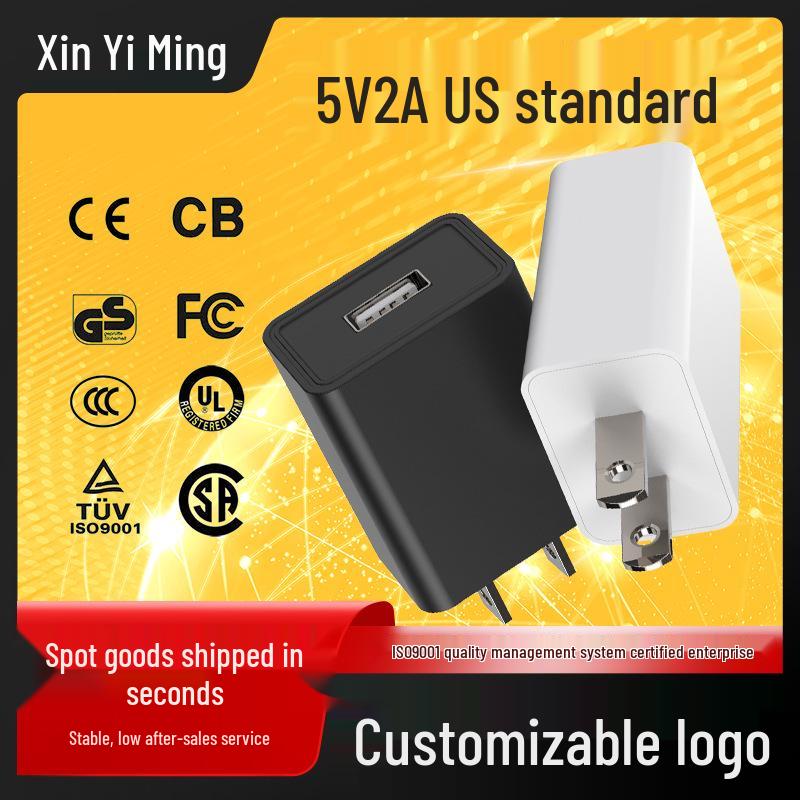 

3C Certified 5V 2A USB Fast Charger for Mobile Phones 1m Type-C Cable