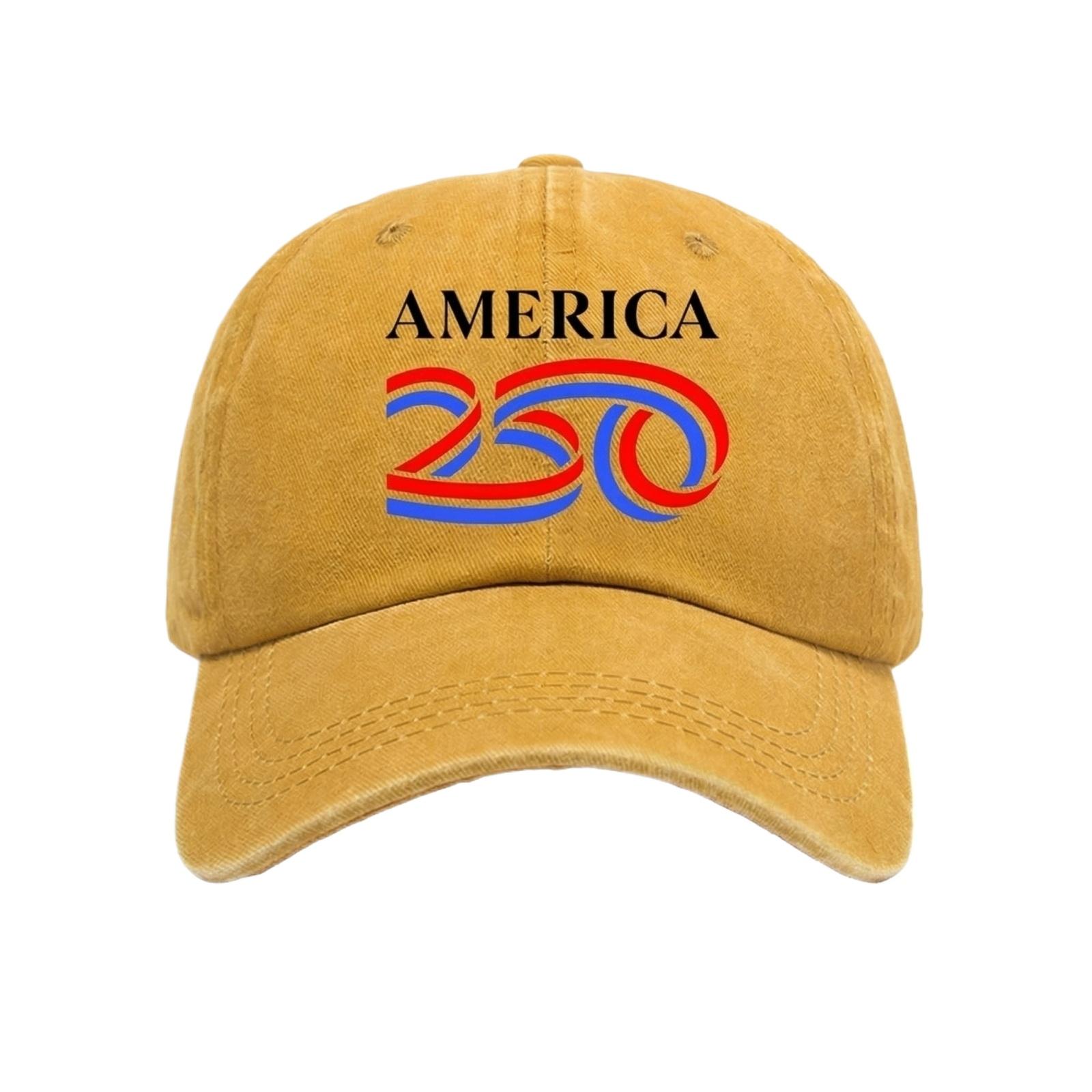 Printed Baseball Cap жёлтый