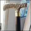 91.44 cm Brass Derby Handle with Walnut Wood Shaft Walking Stick Cane