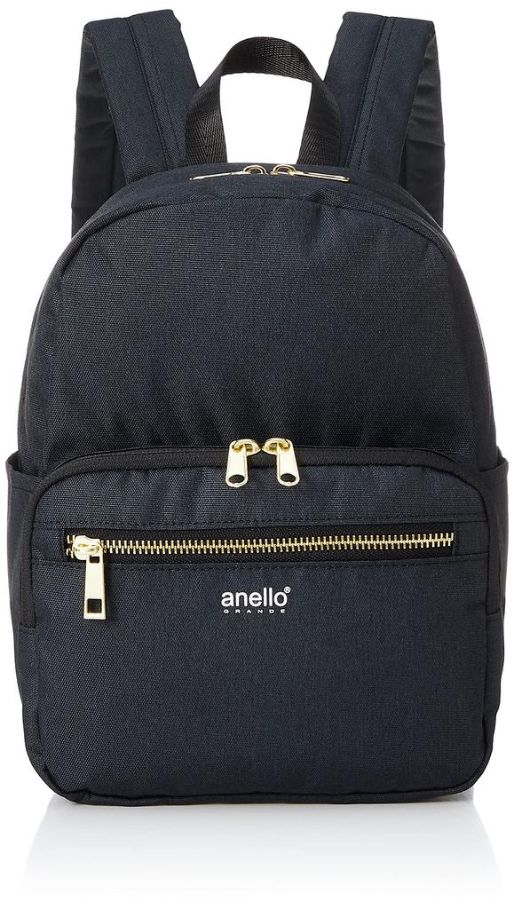 Anello Grande Mini Backpack, A5 Size, Water-Repellent, Multi-Storage, GL GTM0421Z, Black