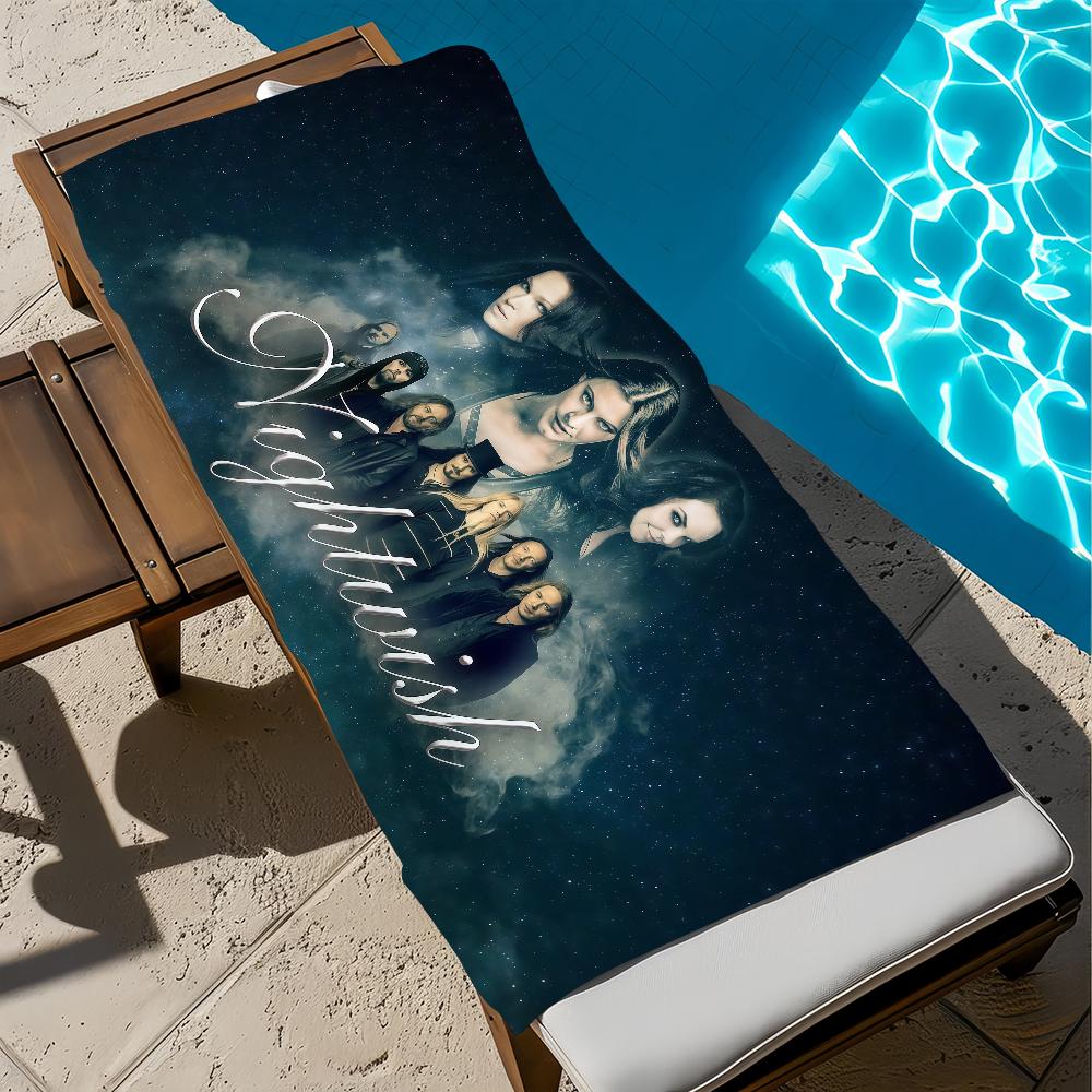 Towel Beach Bath Band Quick-Drying ALBUM Lightweight Nightwish Portable Sauna Camping Swim Pool Travel