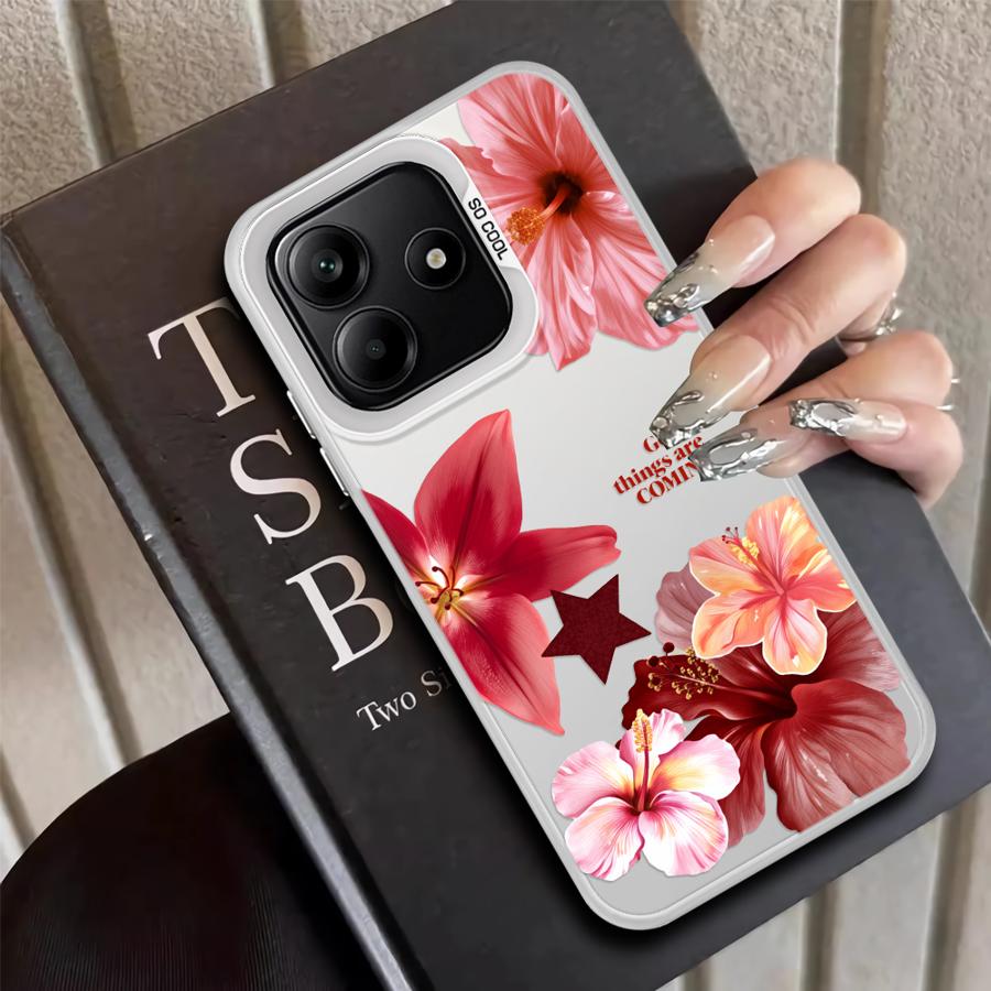 

Прозрачный чехол с принтом вишневого цвета для Xiaomi Mi 11 Lite 13T 12T Pro Задняя крышка телефона Xiaomi 12T