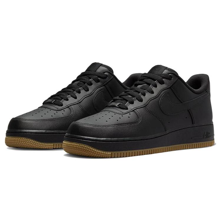 New Nike Air Force 1 Low '07 Black Gum 2022 DZ4404-001