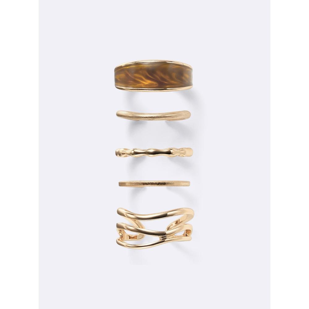 GU by Uniqlo Color   Metal Ring 5p