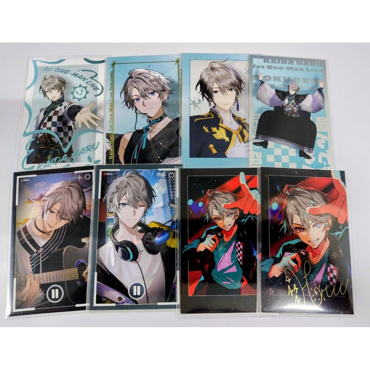 Used Haru Kaida 1st One-Man Live Footprint Instax Style Card Set