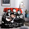 Golden Era Bond 007 Blanket Lightweight Flannel Bedding Blanket Perfect for Travel, Camping, Living Rooms, Offices, Sofas, Fan Christmas Gift