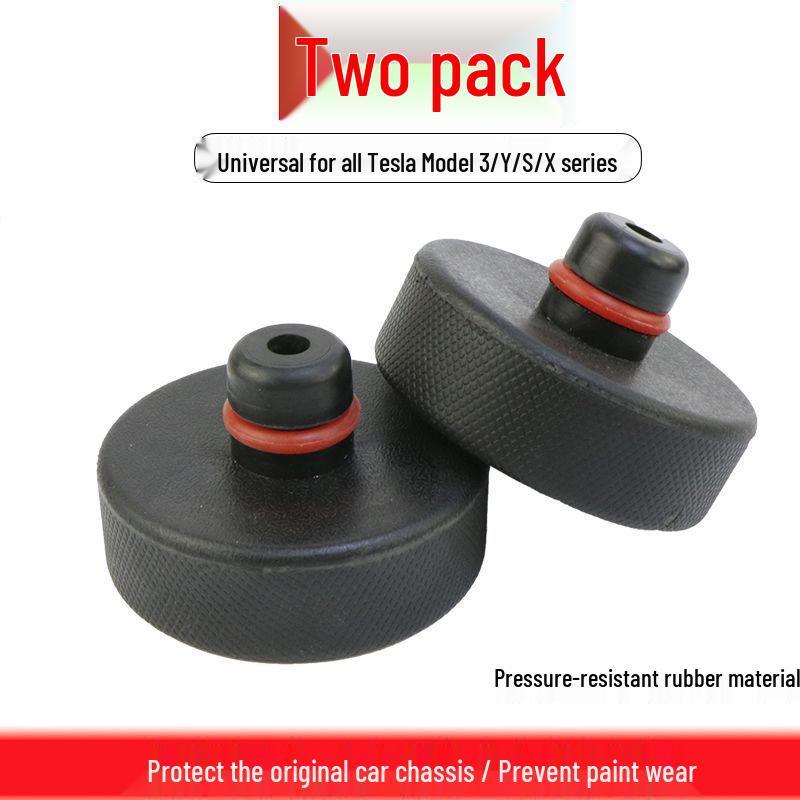 Shock Absorbing Rubber Pad for Tesla Model 3/Y: Jack and Car Bottom Heightening Accessory