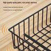 Under-Desk Hanging Basket: Space-Saving Shelf for Dorms and Wardrobes