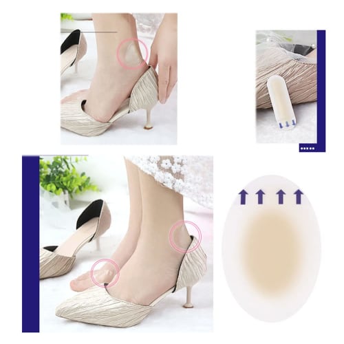 Natiform Anti-Shoe Blister Tape, 3 Styles, 15-Pack, Prevents Blisters, Safe for Long Walks